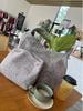 Korean Style Textured Wool Tote: Large-Capacity, Versatile Handheld/Shoulder Bag for Commuters