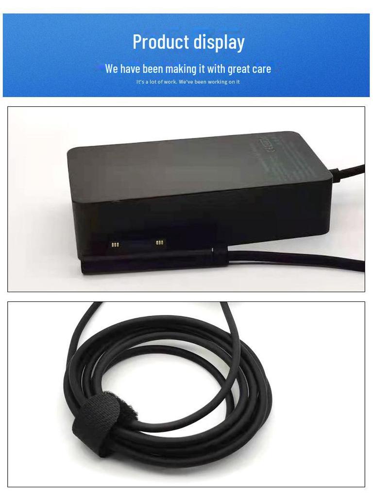 Compatible 44W Charger for Microsoft Surface Pro 3/4/5 with Magnetic Port