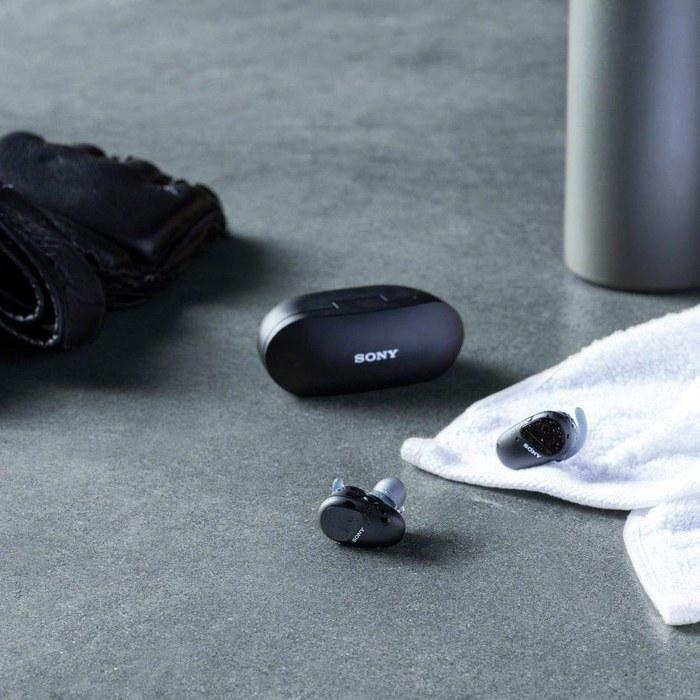 Sony WF-SP800N Wireless Noise Cancelling Earbuds (Black)