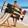 Bigbang Print Beach Towel, Large Soft Quick Dry Towel for Beach Camping Swimming