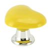 Heart Shaped Toilet Tank Button Plastic Nail Friendly Toilet Push Button Press Tool Yellow