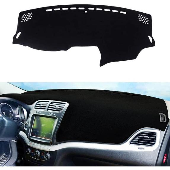 

Dashboard Cover Dash Cover Mat Pad Carpet Custom Fit for Dodge Journey 2011-2020 for Fiat Freemont 2010-2016 Accessories Anti-Skid Center Console Black Edge