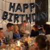 Happy Birthday Balloon Banner Party 16 Inch 3D Aluminum Foil Inflatable Letter kit set Banner Balloons Birthday Party Decorations Supplies Party