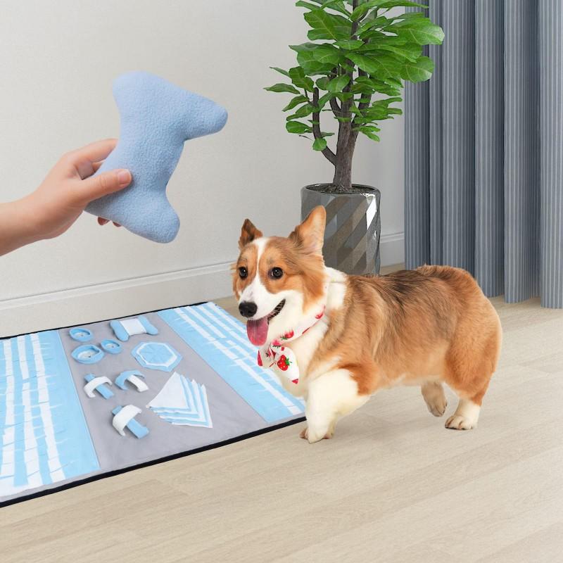Large Snuffle Mat Dogs 100x60cm Pet Foraging Toy Training Pad Machine Washable Non-Slip Durable Fleece