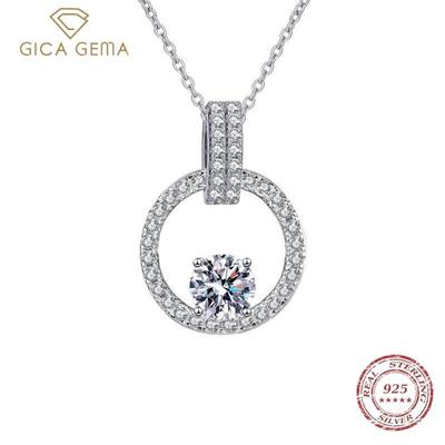 S925 Sterlingsilber Set Mit 1 Karat Zirkon Vorhängeschloss Ring Anhänger Damen Mikro Besetzt Mit Diamanten Schlüsselbein Kette
