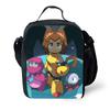 Kids Insulated Lunch Bag With Ice Pack Elementary School Students Cartoon Print Single Shoulder Picnic Tote