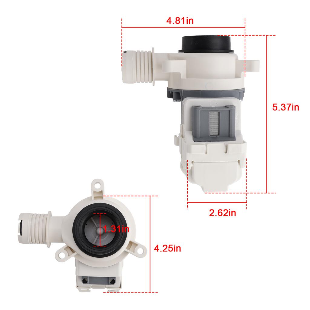 W11399437 W11259498 Washer Drain Pump for Whirl-pool Kenmore Crosley Washer