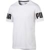 Rebel T Shirts Men's White Crew Neck Moderate Straight Fit 584744-57