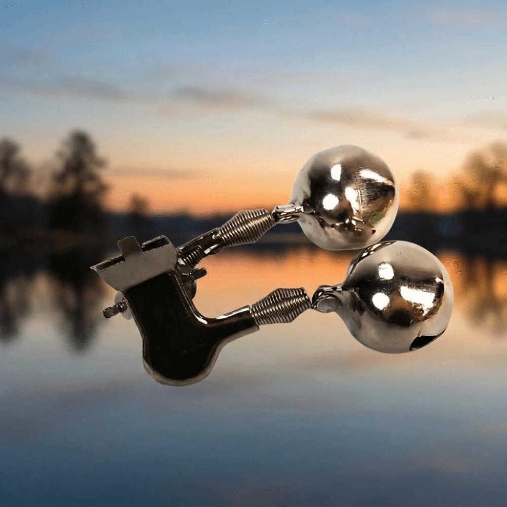20/50PCS Clip On Fishing Bells 46*32mm Bite Alarm Bells Fishing Rod Alarm Bells Sea Fishing серебряный