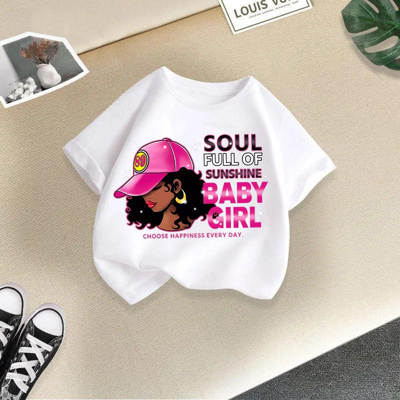 Tween Kleidung für Mädchen Niedliches grafisches Kurzarmshirt für Mädchen Weiche Kleinkind Sommerkleidung Mädchen Größe 4-14 Jahre Kleidung Mädchen Tops