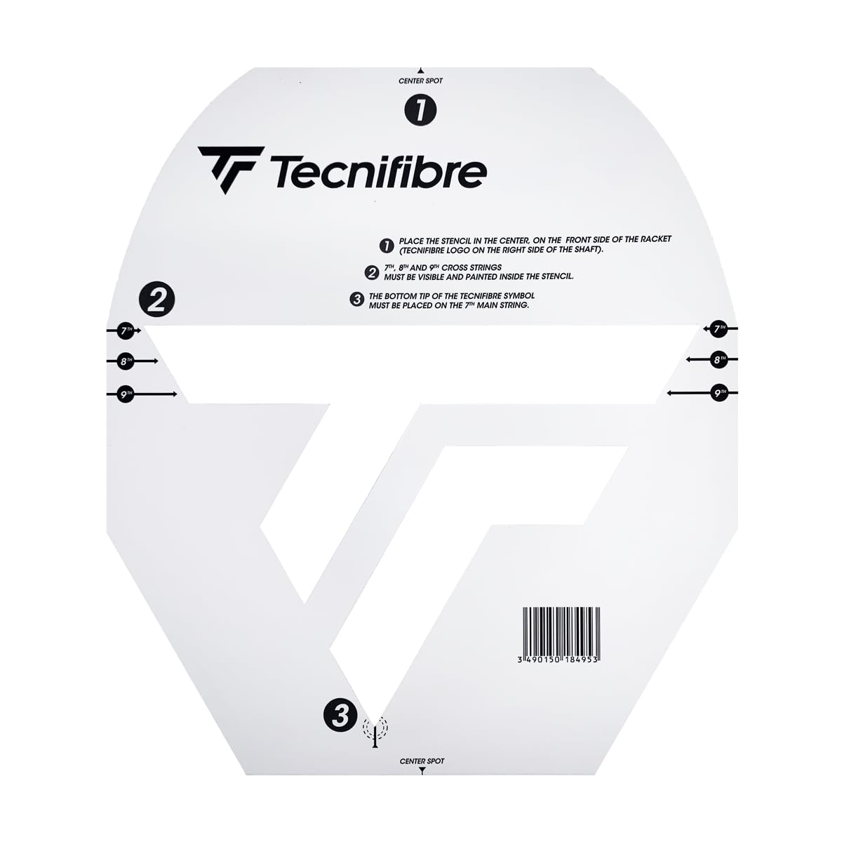 

Теннисный трафарет Tecnifibre Mark TFAA005
