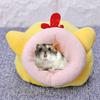 Hamster House Guinea Pig Cage Hamster Cotton House Small Animal Nest Winter Warm Pet Bed For Rodent/Guinea Pig/Rat/Hedgehog