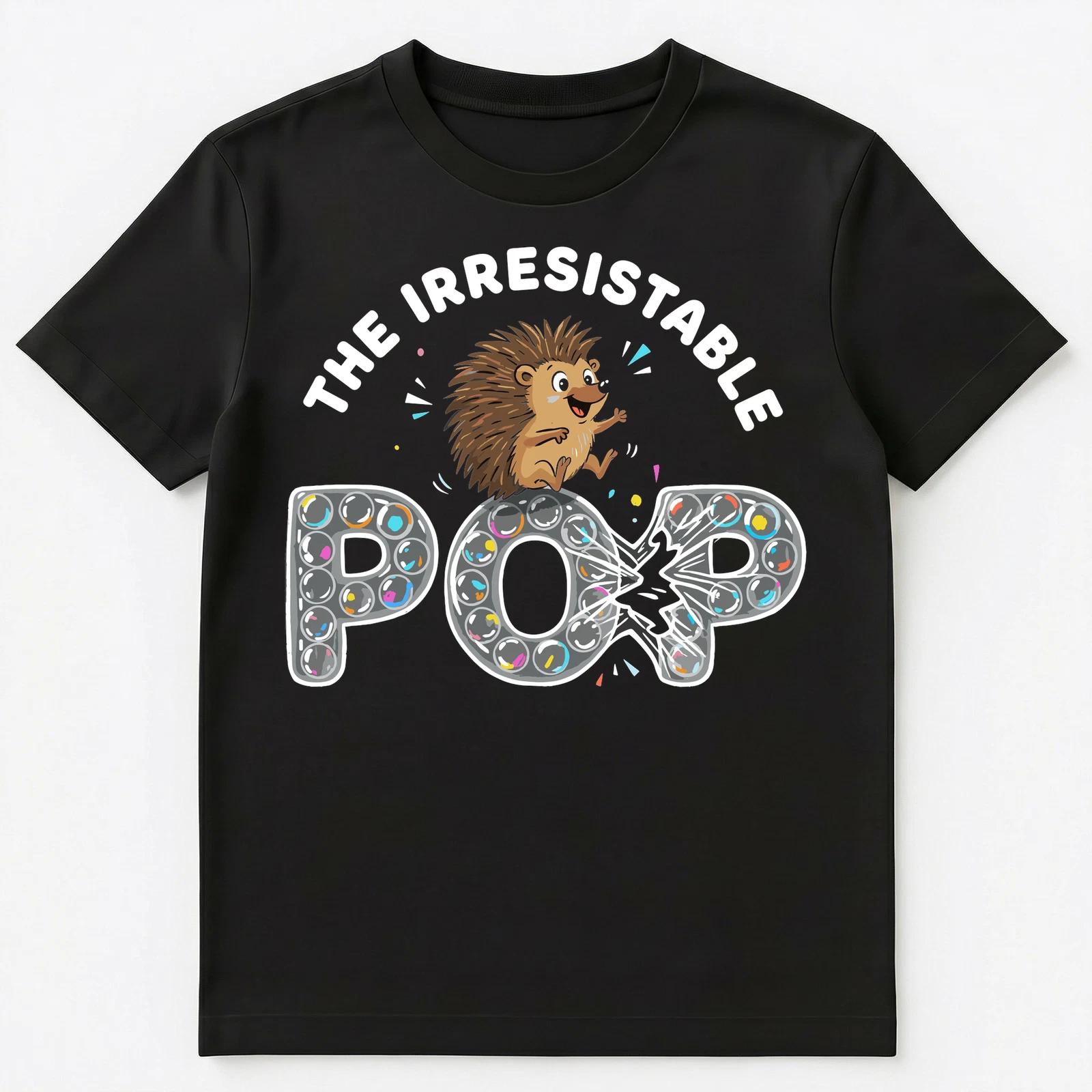 Hedgehog Enthusiast Irresistible Pop Bubble Wrap Unisex T-Shirt S