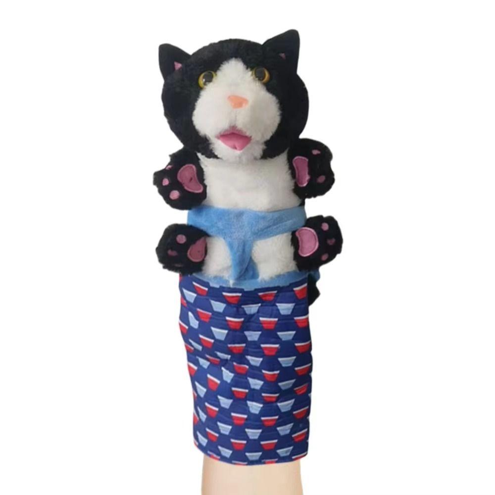 Soft Plush Cat Toys Wrestling Glove Sturdy Padding Cat Dolls Durable Animal Hand Glove Kids