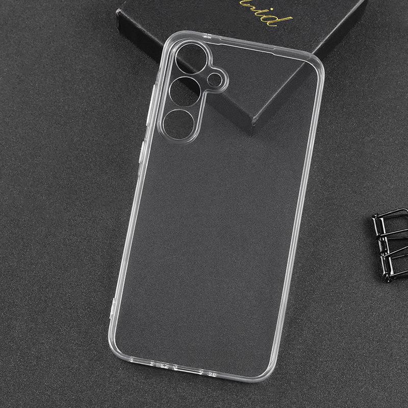 Applicable To Samsung Galaxy A37 Transparent Mobile Phone Case A57 Solid Color High Definition TPU Material Soft Case Protective Case A27