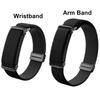 Nylon Fitness Tracker Strap Adjustable Bicep Band for Google Fitbit Air for Men Women
