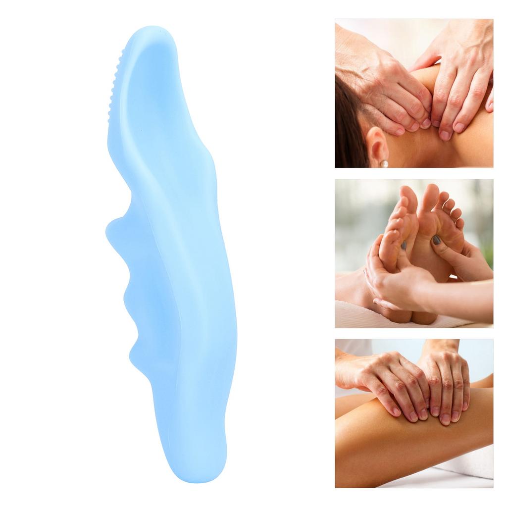 Silicone   Tissue Massage Tool Soreness Pain Relief Trigger Point Thumb Massager