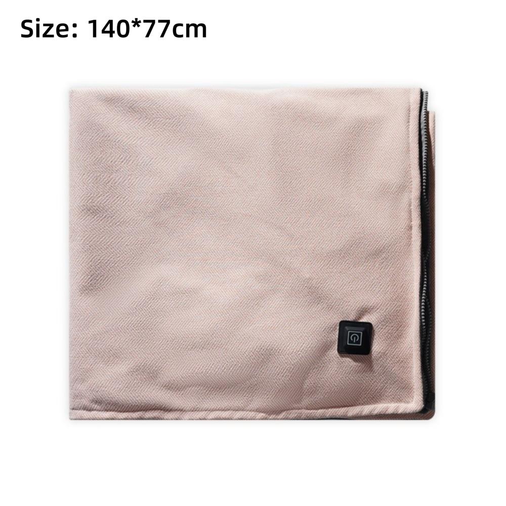 Portable USB Electric Heated Blanket Wearable Washable Heating Lap Blanket 3 Heating Levels Warming Shawl Office/Home/Camping