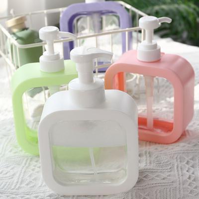 1pc 300/500ml Dispenser Bottle Body Wash Shampoo Laundry Detergent Portable Detergent  for Travel Cleaning Cosmetics Packaging