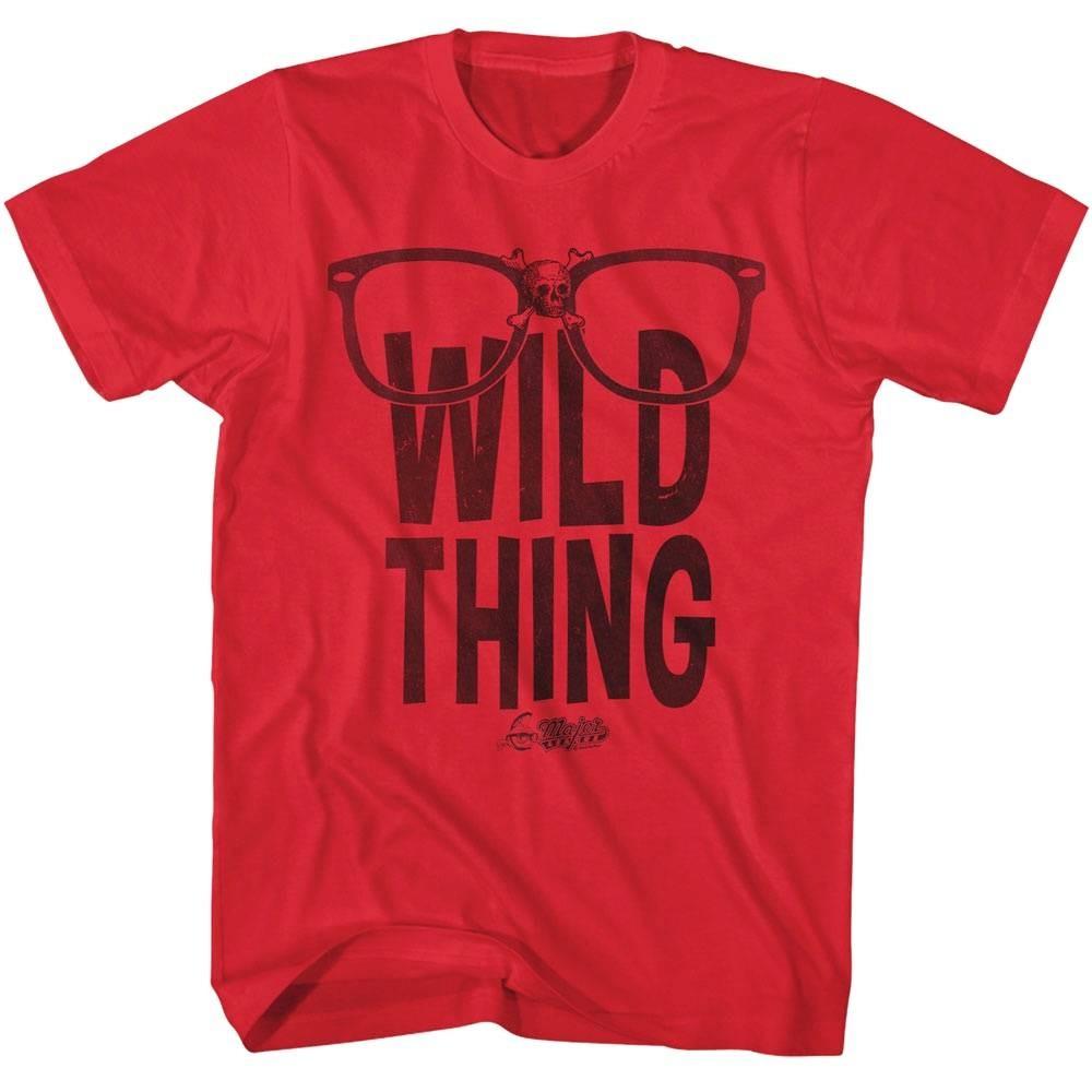 Major League Wild Thing Glasses Men T Shirt XXXXL