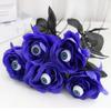 Simulation Halloween Eyeball Rose With Eyeball Artificial Black Rose Eyeball Fake Flower  Outdoor
