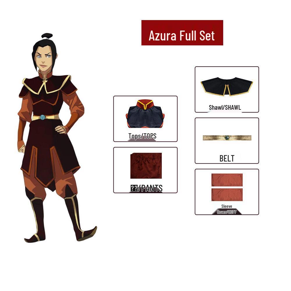 Kostýmy pro cosplay Avatar: Katara, Bumi, Aang, Azula, Korra Anime Herní Oblečení