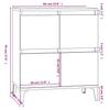Sideboard Gray Sonoma 60x35x70 cm Particleboard