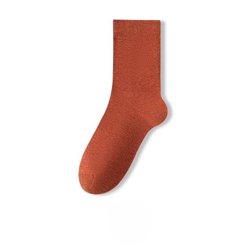 Female Spring and Autumn Cotton Anti Bacterial Breathable In The Cylinder Pile Socks