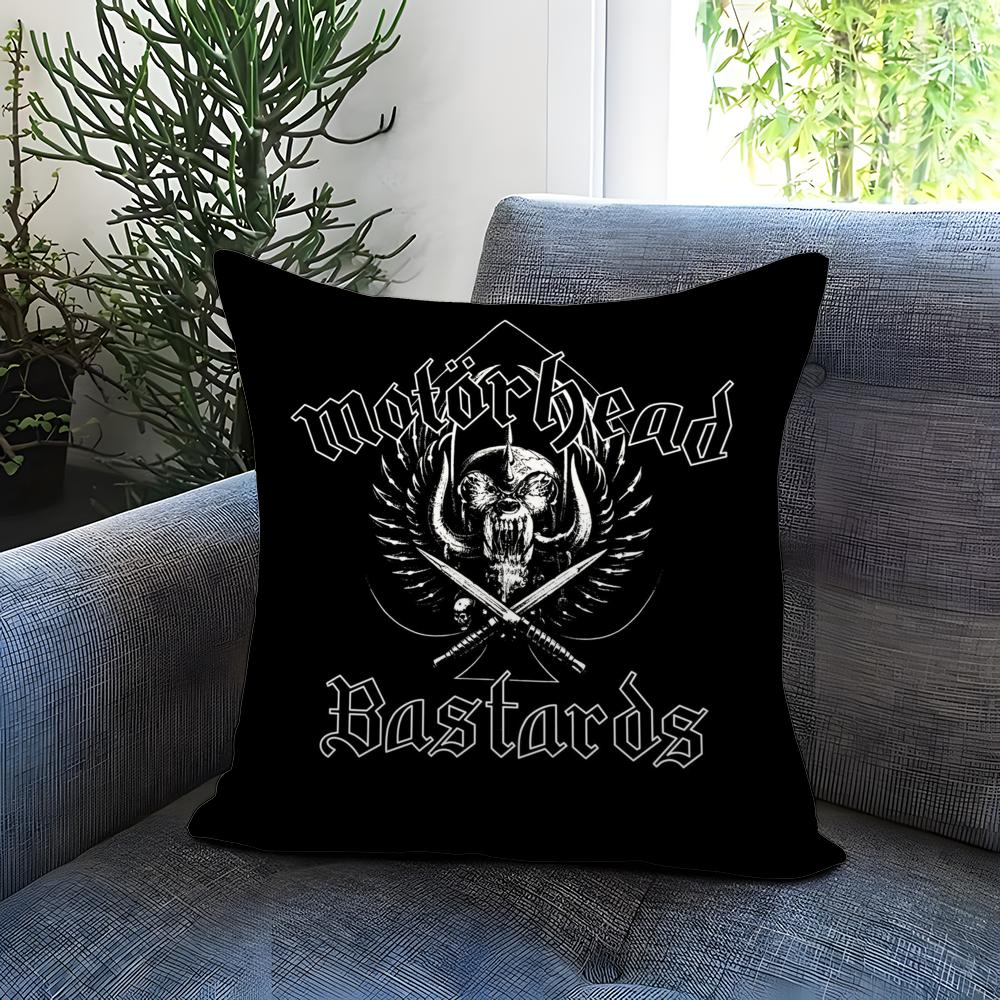 Poszewka na poduszkę Rock Band Motörhead Wygodna Dwustronna Poszewka na Poduszkę Idealna do Samochodu Sofy Sypialni i Nie Tylko