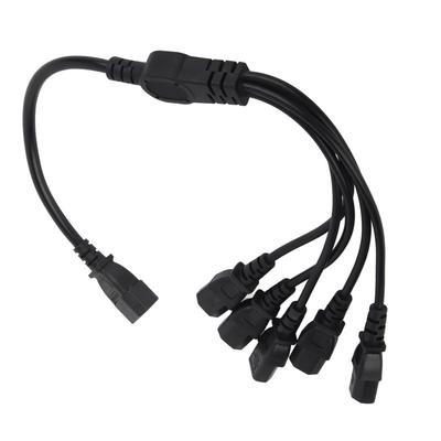 UPS PDU C14 na 5 X C13 Napájecí adaptér Kabel Samec na Samici 10A 250V Y Rozbočovač Napájecí adaptér Kabel
