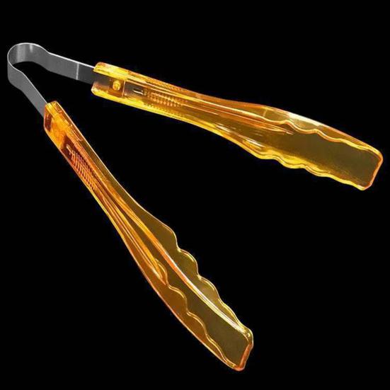 Food Clip Comfortable Grip Non-slip Easy To Clean Anti-scalding Plastic Handheld Bread Toast Tong Cooking Tool Kitchen Gadget