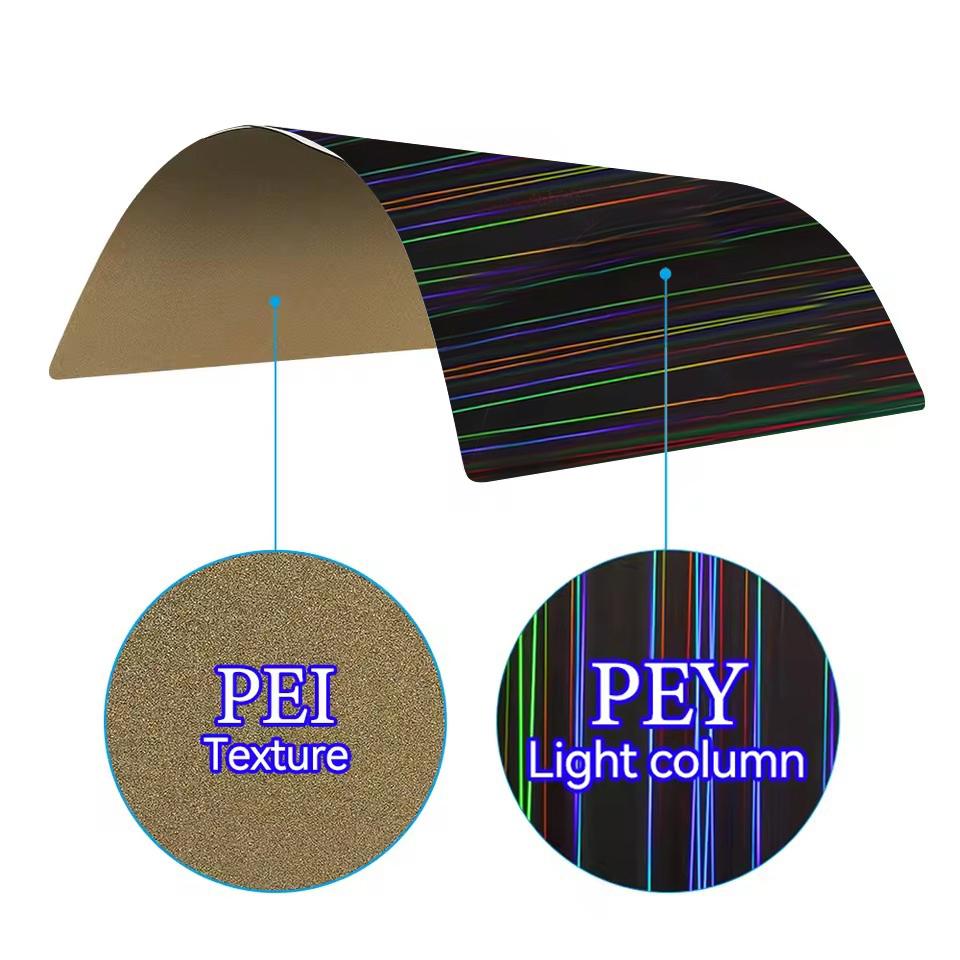 X1C P1P P1S A1 X1 Bauplatte für Bambu Lab Platte Glatte PEI-Folie PEO PET für Bambulabs X1 P1P 3D-Drucker Heizbett Bauplatte