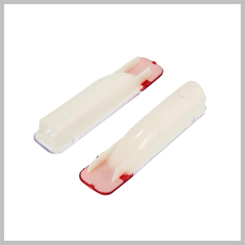 Pair Interior Door Panel Courtesy Light Lens Cover Warning Light Lamp Housing for Chevrolet Silverado for GMC Sierra 2001-2006 Clear White 15021517