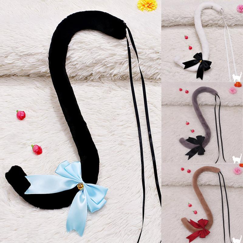 Cosplay Cat Tail Kitten Tail Show Anime Cat Ears Maid Cute Anime Accessories Halloween Party Costume Props Cat Tail Cosplay