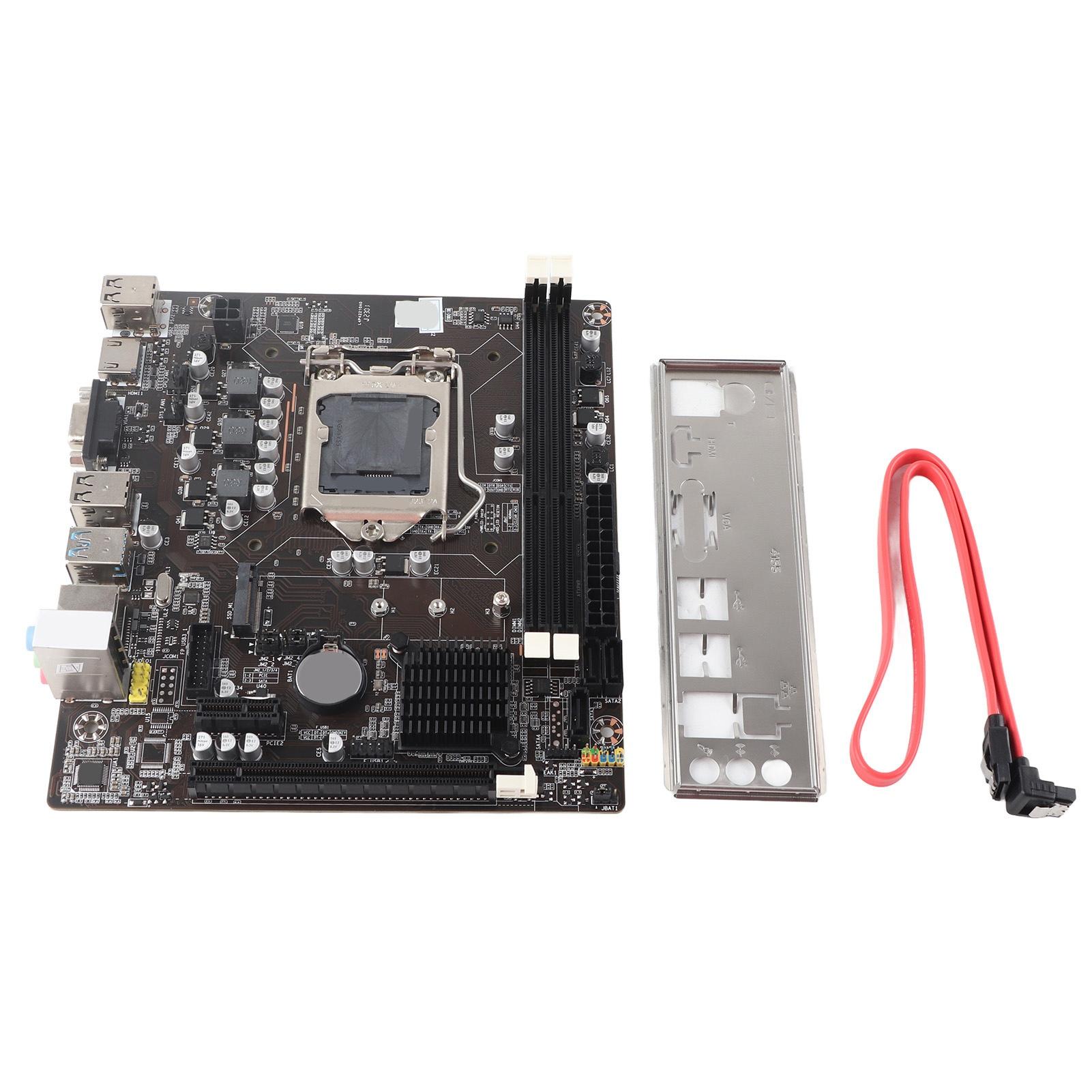 

H61M 1155Pin DDR3 Пам ять 1066133316001866 Материнська плата настільного комп ютера