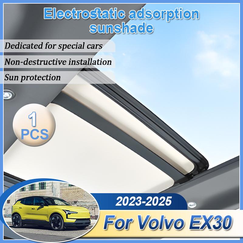 Pro Volvo EX30 Příslušenství 2024 2025 Střešní okno auta Sluneční clony Elektrostatická adsorpce Střešní okno Clona na střešní okno Příslušenství ke střešnímu oknu