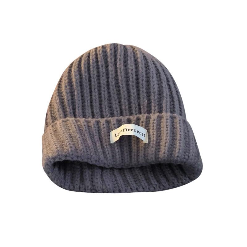 Cozy And Stylish Japanese Knit Slouchy Beanie Hat For Autumn And Winter Wear