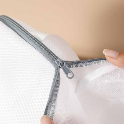 Sac de Lavage pour Soutien-gorge à Fermeture Éclair Polyester Cadre de Soutien Interne Sac de Lavage pour Sous-vêtements Ménage Sac en Maille Anti-Déformation pour Soutien-gorge