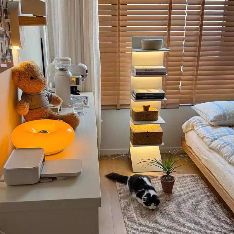 LED-Wandleuchte Cremefarbener Donut-Stil mit Touch-Schalter, Moderne Innenraumdekorationsbeleuchtung für Schlafzimmer, Wohnzimmer, Esszimmer, Arbeitszimmer und Heimambiente