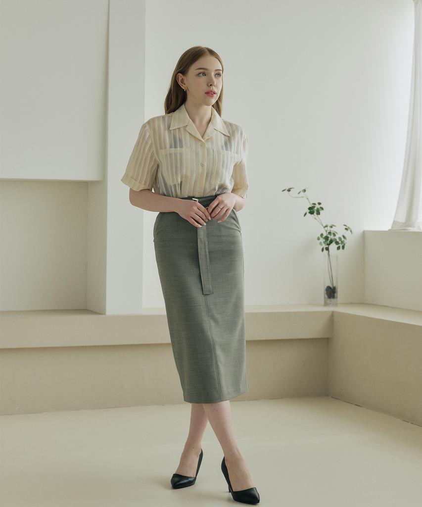 Belrma Rema Long Pecil Skirt