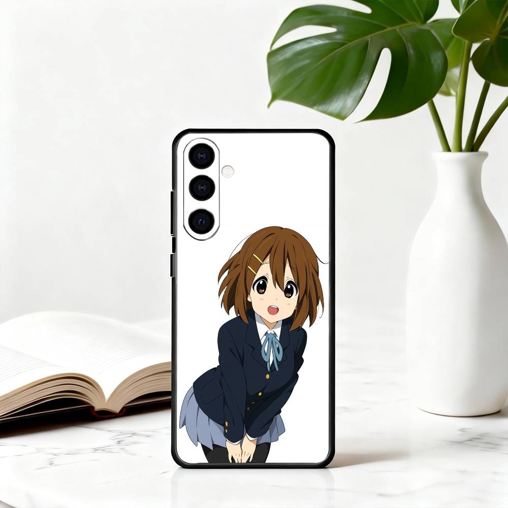 K-K-ON Music Y-Yui H-Hirasawa-yh Phone Case For Samsung Galaxy A73,A72,A71,A70,A53,A52,A51,Others Soft Black Cover