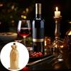 Pack of 10 Decorative Hemps Wine Gift Bags Champagne Pouches Perfect for Christmas Parties and Special Celebration HX6C