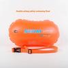 Swimming Pool Buoy Tow Floats Inflatable Life Saving Swim Buoy Pvc Inflated Air Drying Bag Drift Bag Pool Accessory Open Water