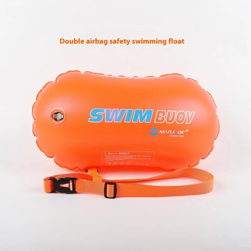 Swimming Pool Buoy Tow Floats Inflatable Life Saving Swim Buoy Pvc Inflated Air Drying Bag Drift Bag Pool Accessory Open Water