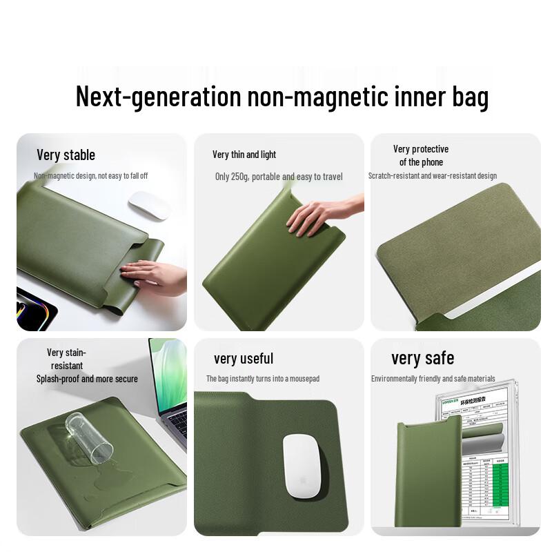 Ugreen 14-14.9 Inch Magnetic-Free Laptop Sleeve & Mouse Pad