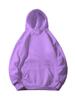 Felpa con cappuccio casual larga foderata in velluto da donna Autunno/Inverno 2024