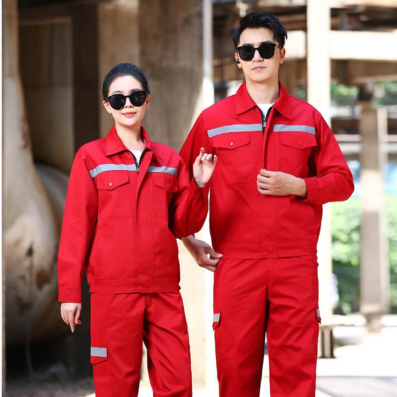 

Светоотражающий комплект рабочей одежды с длинным рукавом для помощи на дорогах, строительства и ландшафтного дизайна. 160cm/S