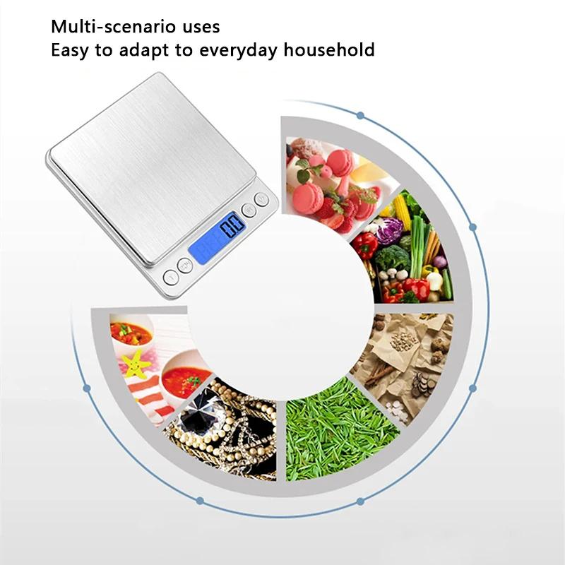 Precision Electronic Digital Mini Kitchen Scale With Backlit Lcd For Jewelry/Baking/Food Weight Scales In Grams And Ounces