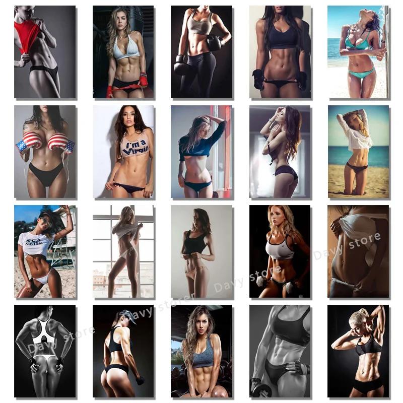 Sexy Fitness Beauty Lose Weight Inspirational Exercise Print Art Canvas Poster for Living Room Decoration Home Wall Picture