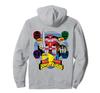 Power Rangers Logo Four Headed Megazord Epic Retro Graphic Hoodie